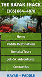 Mobile Screenshot of kayakthefloridakeys.com