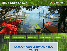 Tablet Screenshot of kayakthefloridakeys.com